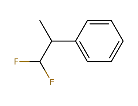 Molecular Structure of 57514-09-7 ((2,2-Difluoro-1-methylethyl)benzene)