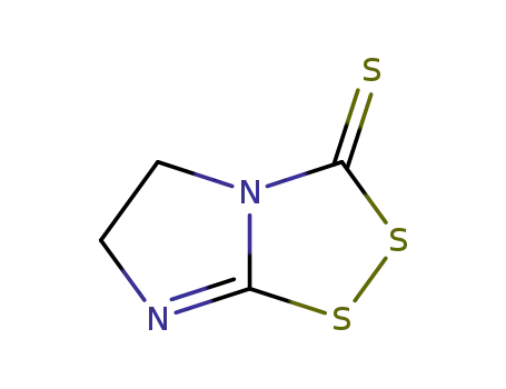 Molecular Structure of 33813-20-6 (5,6-DIHYDRO-3H-IMIDAZO[2,1-C]-1,2,4-DITHIAZOLE-3-THIONE)