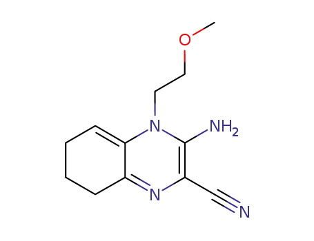 3-Amino-4-(2-methoxy-ethyl)-4,6,7,8-tetrahydro-quinoxaline-2-carbonitrile