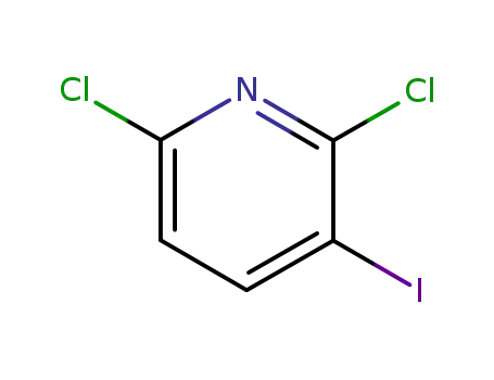 Molecular Structure of 148493-37-2 (2,6-Dichloro-3-iodopyridine)