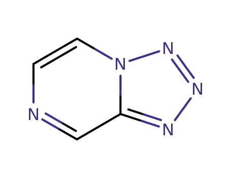 Molecular Structure of 13349-87-6 (Tetrazolo[1,5-a]pyrazine)
