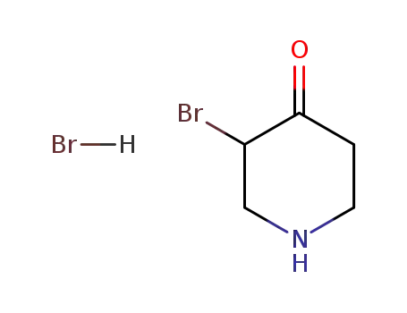 Molecular Structure of 118652-88-3 (3-BROMO-4-PIPERIDINONE HYDROBROMIDE)
