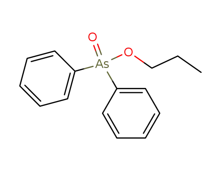 Molecular Structure of 59260-94-5 (Arsinic acid, diphenyl-, propyl ester)