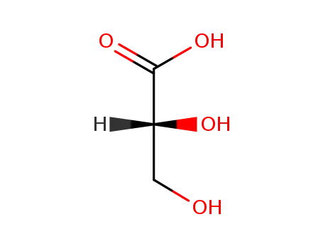 Molecular Structure of 6000-40-4 (2,3-dihydroxypropanoic acid)