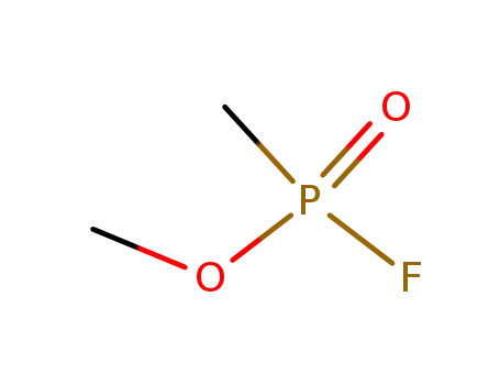 Molecular Structure of 353-88-8 (Methyl methylphosphonofluoridate)