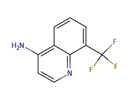 Molecular Structure of 243977-15-3 (4-AMINO-8-(TRIFLUOROMETHYL)QUINOLINE)