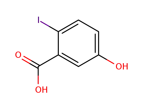 Molecular Structure of 57772-57-3 (5-HYDROXY-2-IODOBENZOIC ACID)