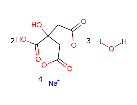 1,2,3-Propanetricarboxylicacid, 2-hydroxy-, sodium salt, hydrate (1:3:7)