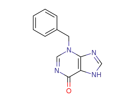 Molecular Structure of 3649-39-6 (3-BENZYLHYPOXANTHINE)