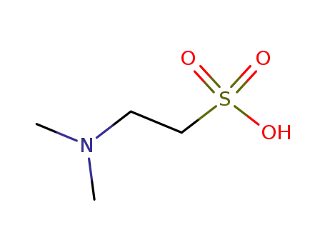 Molecular Structure of 637-95-6 (2-(Dimethylamino)ethanesulfonic acid)