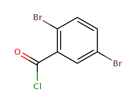 Molecular Structure of 59615-13-3 (Benzoyl chloride, 2,5-dibromo-)