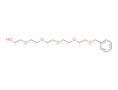 Molecular Structure of 57671-28-0 (2-[2-[2-[2-[2-(BENZYLOXY)ETHOXY]ETHOXY]ETHOXY]ETHOXY]ETHANOL)