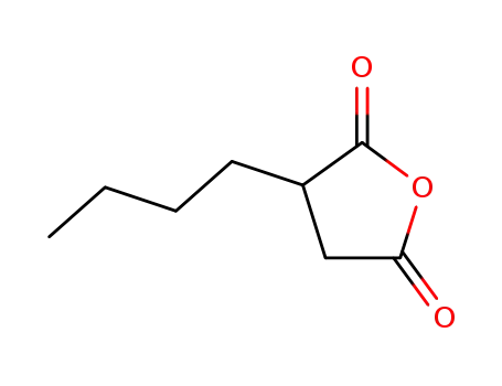 Molecular Structure of 2035-76-9 (BUTYLSUCCINIC ANHYDRIDE)