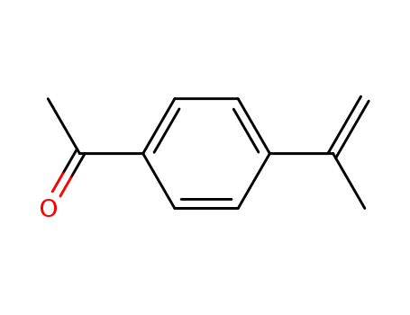 Molecular Structure of 5359-04-6 (Ethanone, 1-[4-(1-methylethenyl)phenyl]- (9CI))