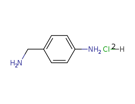 54799-03-0,4-(AMINOMETHYL)ANILINE DIHYDROCHLORIDE,Benzenemethanamine,4-amino-, dihydrochloride (9CI);Toluene-a,4-diamine, dihydrochloride (7CI);p-Aminobenzylaminedihydrochloride;