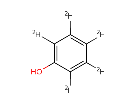 Molecular Structure of 4165-62-2 (PHENOL-2,3,4,5,6-D5)