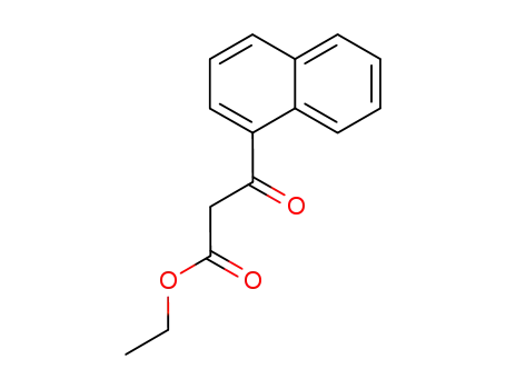 Molecular Structure of 62071-76-5 (3-NAPHTHALEN-1-YL-3-OXO-PROPIONIC ACID ETHYL ESTER)