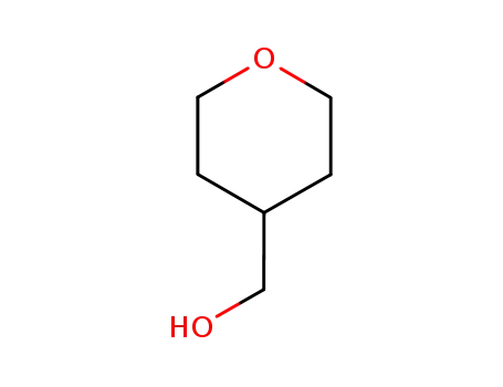 Molecular Structure of 14774-37-9 ((Tetrahydro-2H-pyran-4-yl)methanol)
