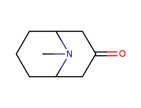 Molecular Structure of 552-70-5 (9-Methyl-9-azabicyclo[3.3.1]nonan-3-one)