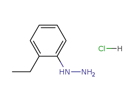 Molecular Structure of 58711-02-7 (2-Ethylphenylhydrazine hydrochloride)
