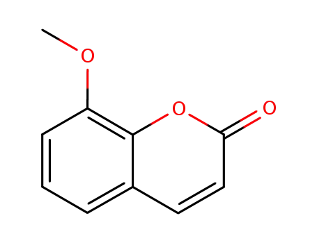 Molecular Structure of 2445-81-0 (8-METHOXYCOUMARIN)