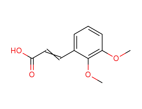 Molecular Structure of 7461-60-1 (2,3-Dimethoxycinnamic acid)