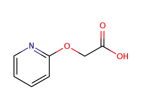Molecular Structure of 58530-50-0 ((2-Pyridinyloxy)acetic acid)