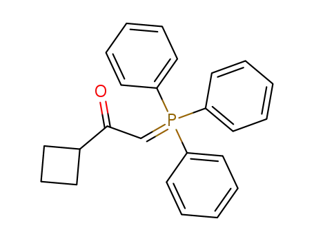 Molecular Structure of 6048-18-6 (1-cyclobutyl-2-(triphenylphosphoranylidene)ethan-1-one)