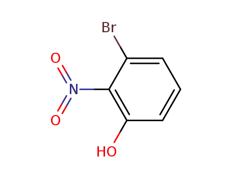 Molecular Structure of 76361-99-4 (3-Bromo-2-nitrophenol)