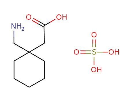 Cyclohexaneacetic acid, 1-(aminomethyl)-, sulfate (1:1)