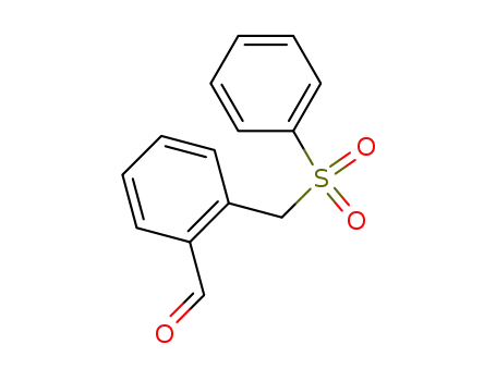 Molecular Structure of 468751-38-4 (Benzaldehyde,2-[(phenylsulfonyl)methyl]-)