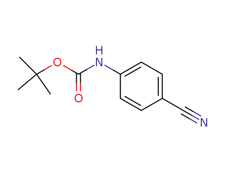 Molecular Structure of 143090-18-0 (TERT-BUTYL 4-CYANOPHENYLCARBAMATE)