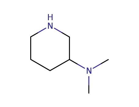Molecular Structure of 50534-49-1 (3-DIMETHYLAMINOPIPERIDINE)