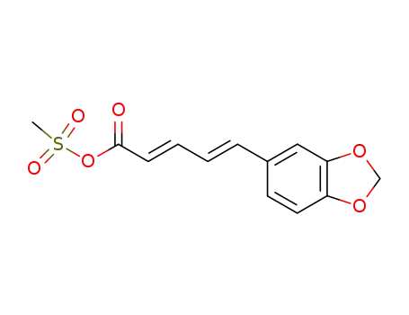 Molecular Structure of 700359-91-7 (piperic acid mesylate)