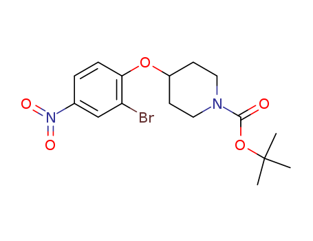 t-Butyl 4-(2-bromo-4-nitrophenoxy)piperidine-1-carboxylate