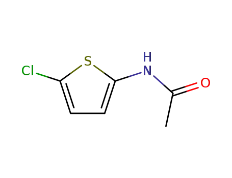 Molecular Structure of 42152-55-6 (Acetamide,N-(5-chloro-2-thienyl)-)