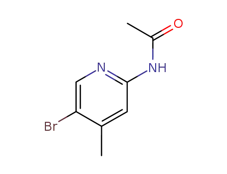 Molecular Structure of 142404-82-8 (2-Acetamido-4-methyl-5-bromopyridine)