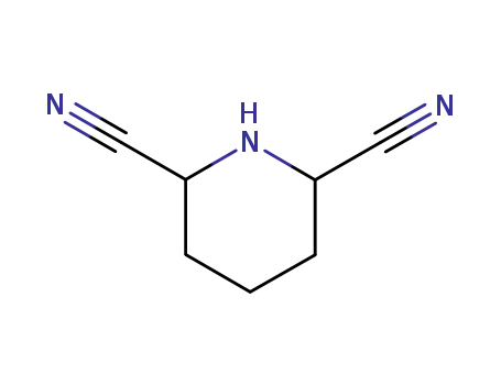 Molecular Structure of 41980-31-8 (PIPERIDINE-2,6-DICARBONITRILE)