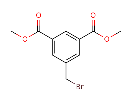 Molecular Structure of 42268-88-2 (DiMethyl 5-BroMoMethyl-1,3-Benzene-Dicarboxylate)