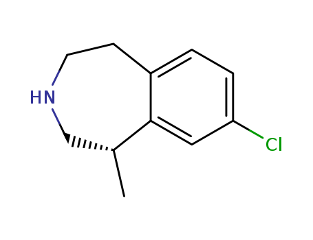 616202-92-7,Lorcaserin,(R)-8-Chloro-1-methyl-2,3,4,5-tetrahydro-1H-3-benzazepine;1H-3-Benzazepine,8-chloro-2,3,4,5-tetrahydro-1-methyl-, (1R)-;