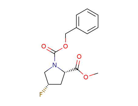(2S,4S)-1-benzyl 2-methyl 4-fluorocyclopentane-1,2-dicarboxylate