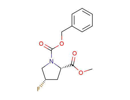 Molecular Structure of 72180-14-4 (（2s，4s）-1-benzyl-2-methy-4-fluoropyrrolidine-1，2-dicarbo)