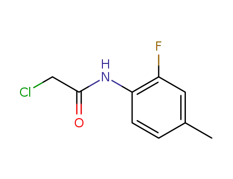 Molecular Structure of 366-45-0 (Acetamide,2-chloro-N-(2-fluoro-4-methylphenyl)-)