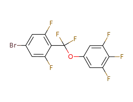 Molecular Structure of 511540-64-0 (5-((4-BroMo-2,6-difluorophenyl)difluoroMethoxy)-1,2,3-trifluorobenzene)