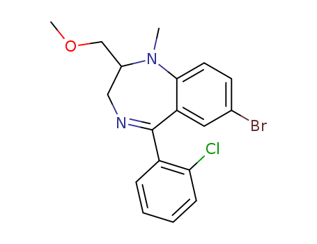 1H-1,4-Benzodiazepine,7-bromo-5-(2-chlorophenyl)-2,3-dihydro-2-(methoxymethyl)-1-methyl-