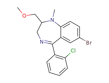 Molecular Structure of 84031-17-4 (metaclazepam)