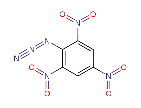 Molecular Structure of 1600-31-3 (Picryl azide)