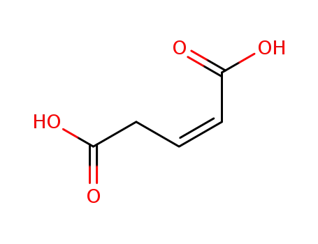 Molecular Structure of 505-36-2 (pent-2-enedioic acid)