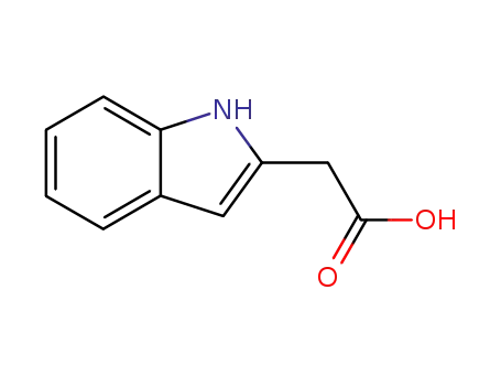 Molecular Structure of 32588-36-6 (INDOLE-2-ACETIC ACID)