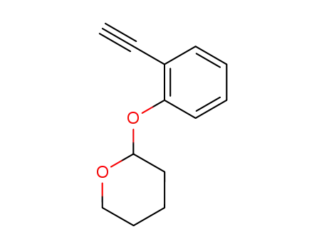Molecular Structure of 125130-98-5 (2-(2-Ethynylphenoxy)tetrahydro-2H-pyran)